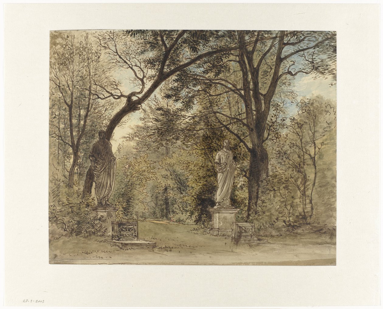 Zahradní sochy v Chiswick Park od William Henry Hunt