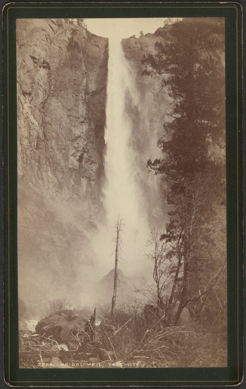 Bridal Veil, Yosemity od William Henry Jackson
