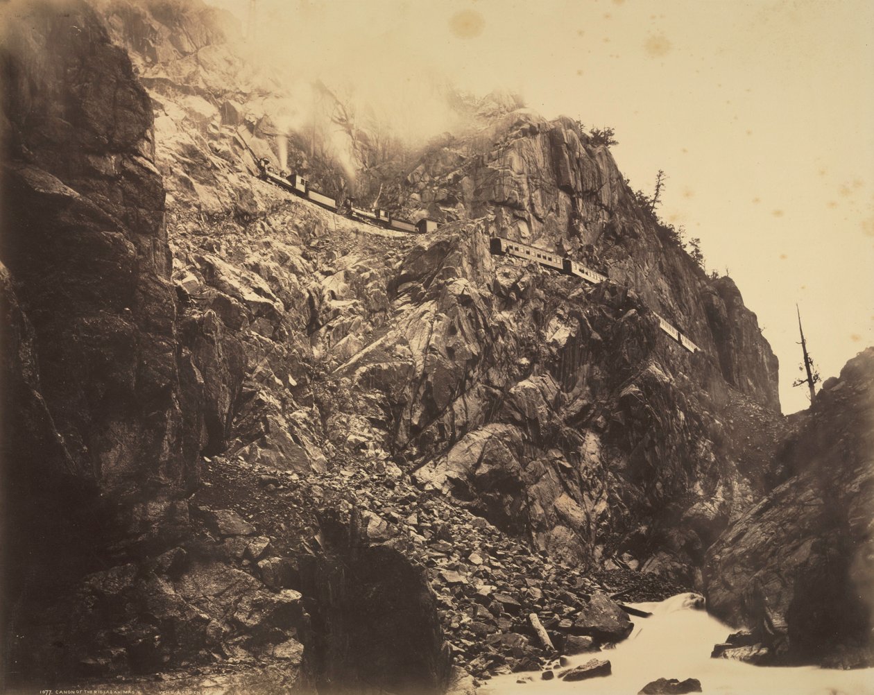 Kaňon Rio las Animas, c. 1882-1886. od William Henry Jackson