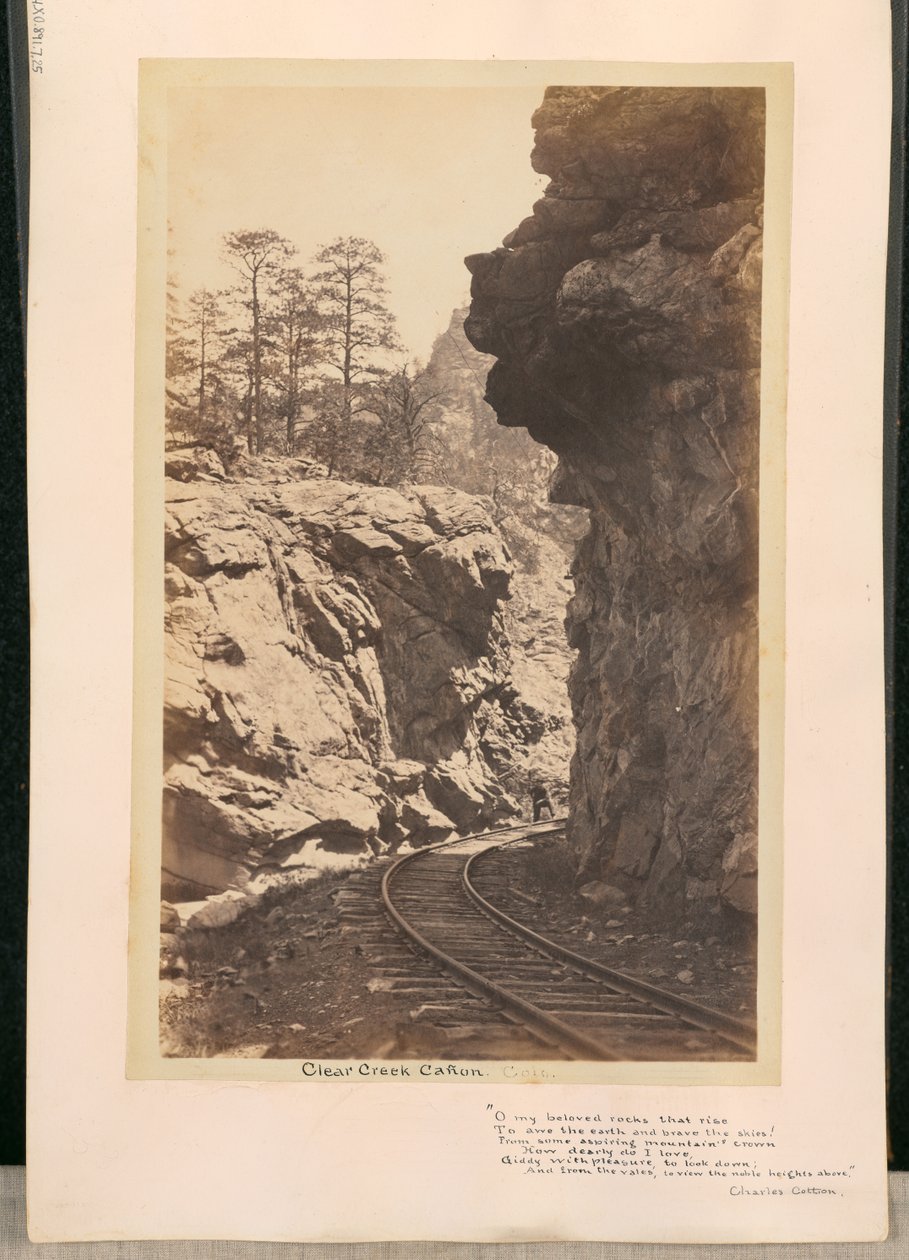 Clear Creek Cañon. Colorado od William Henry Jackson