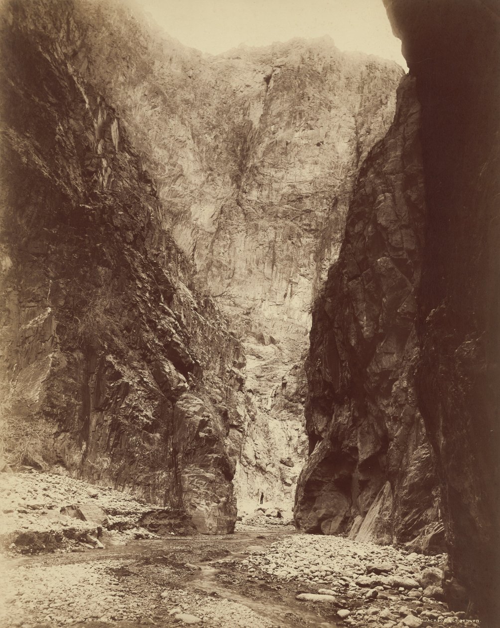 Kaňon Diamond River, 1885 (foto) od William Henry Jackson