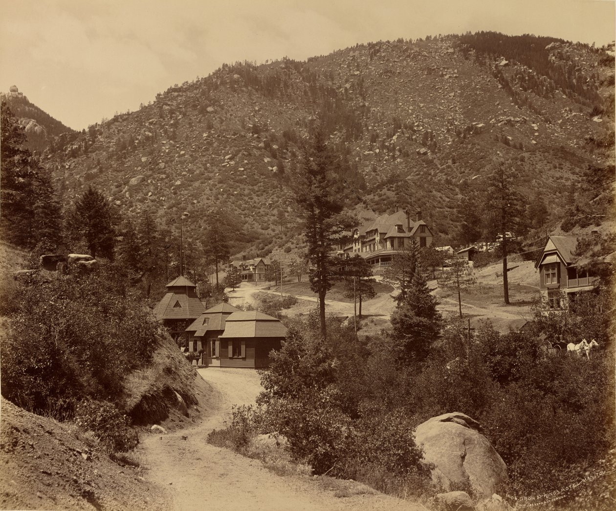 Hotel Iron Springs, Manitou od William Henry Jackson