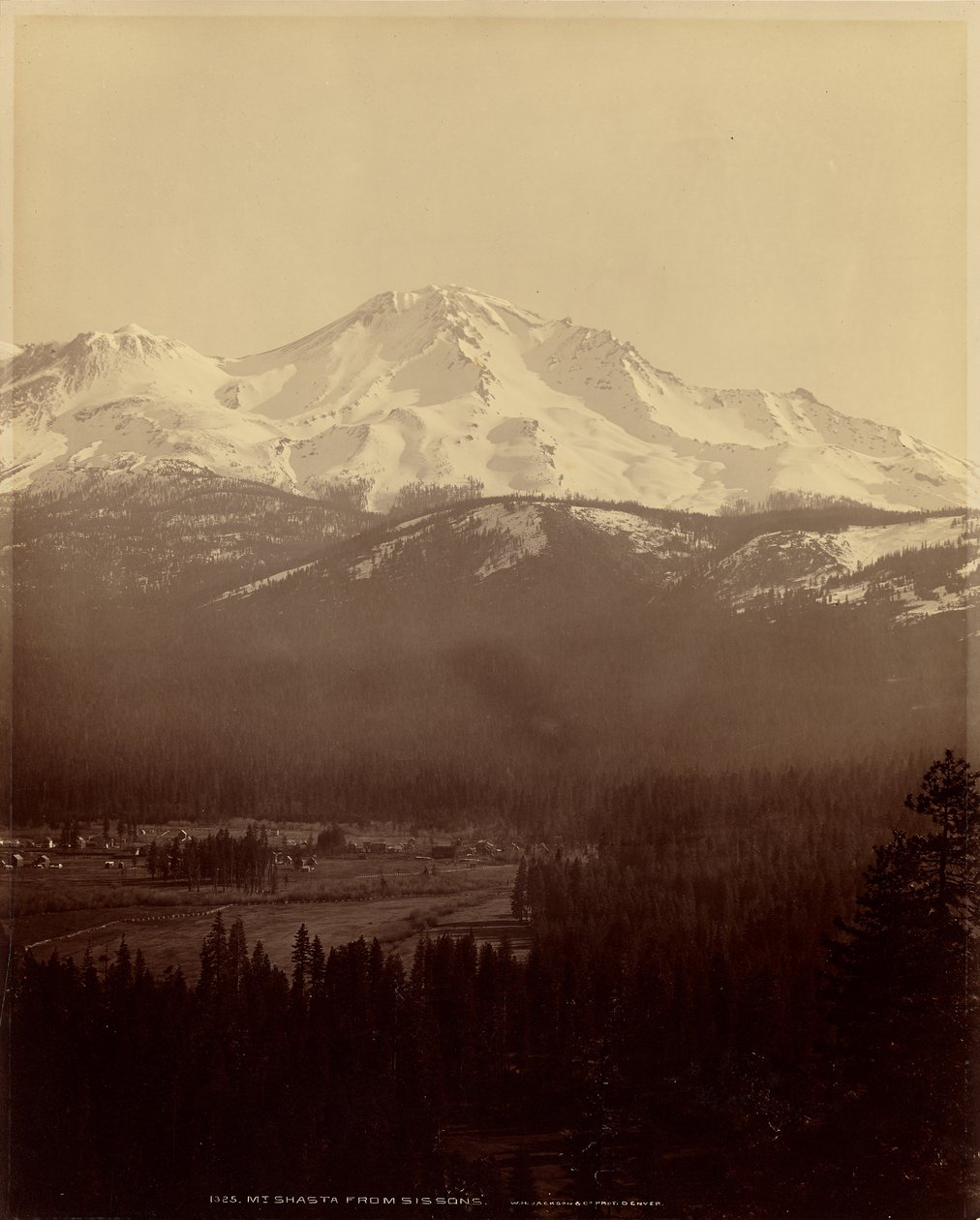 Hora Shasta z Sissionsu od William Henry Jackson