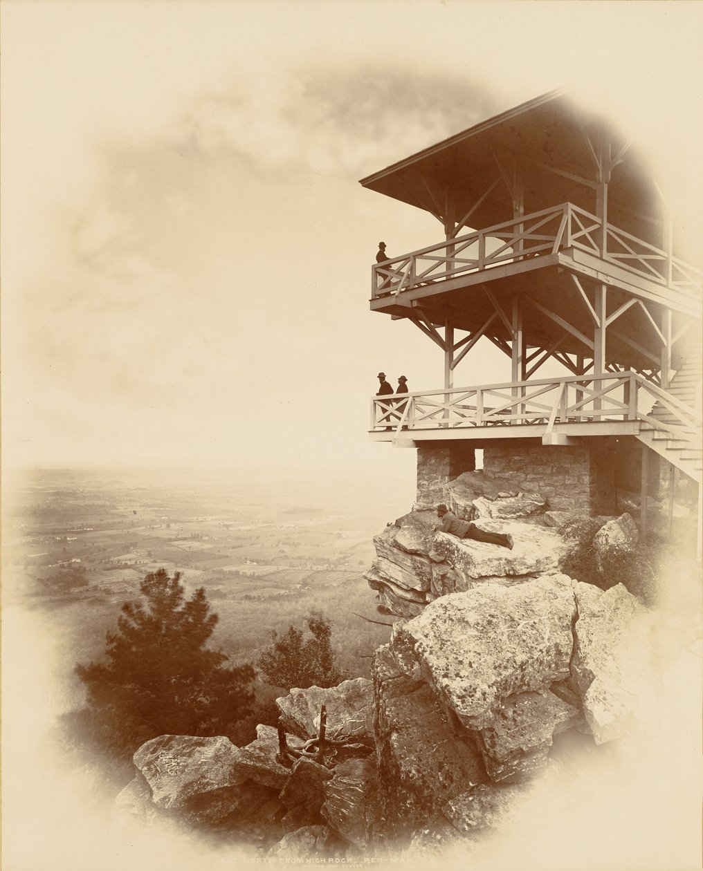 Na sever od High Rocku, Pen-Mar od William Henry Jackson