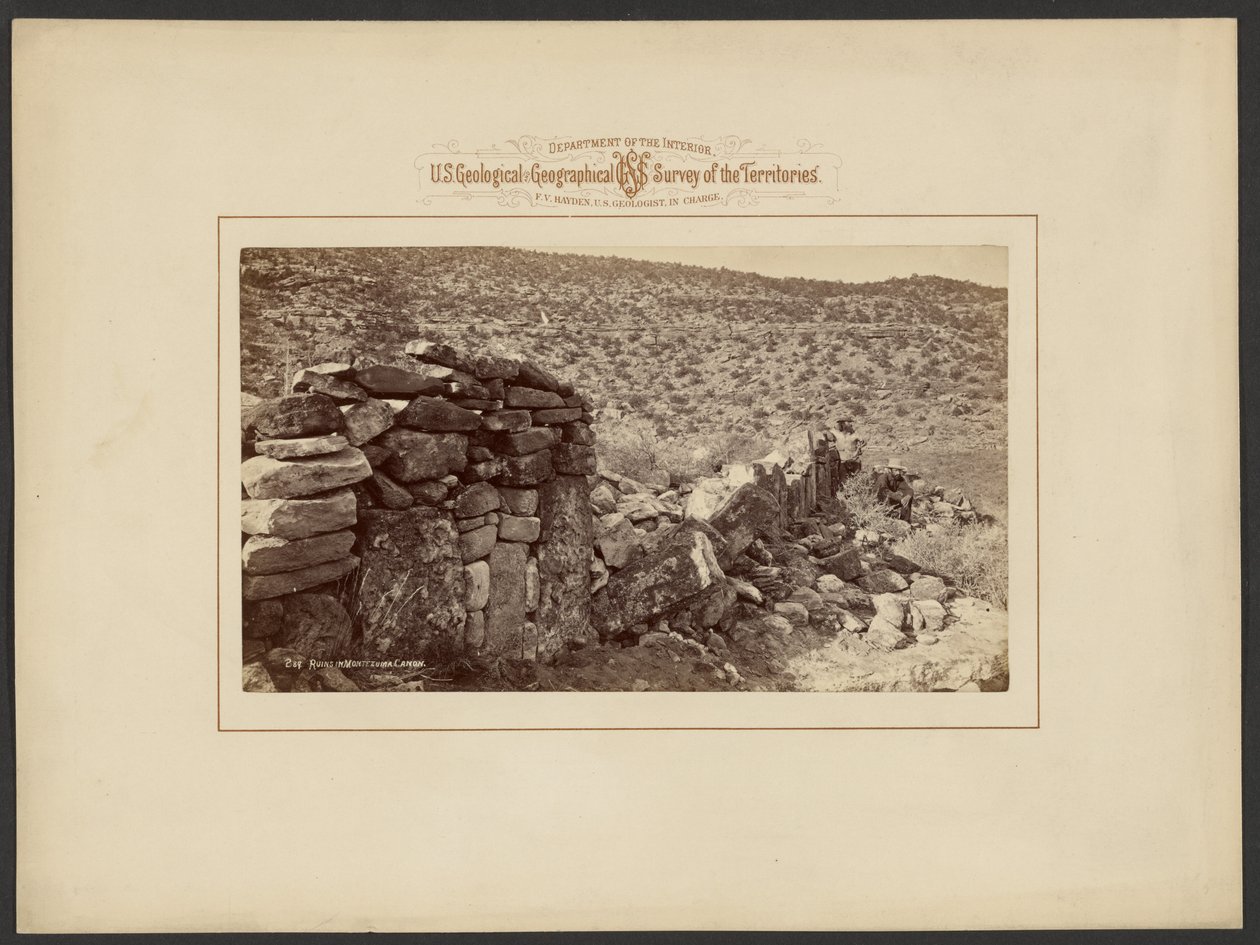 Zříceniny v Montezuma Cañon od William Henry Jackson