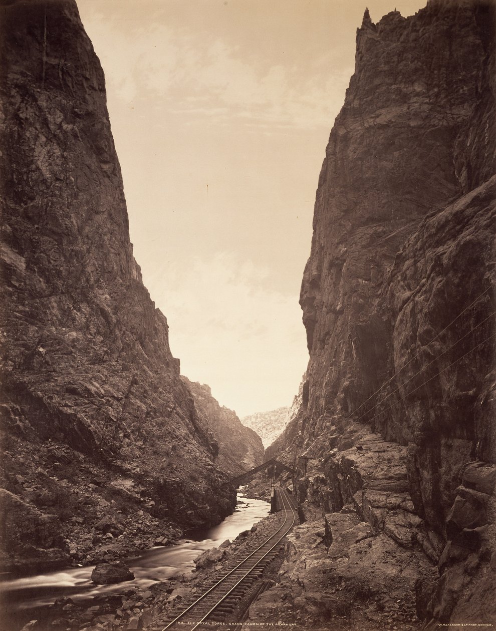Královská soutěska, Velký kaňon řeky Arkansas od William Henry Jackson
