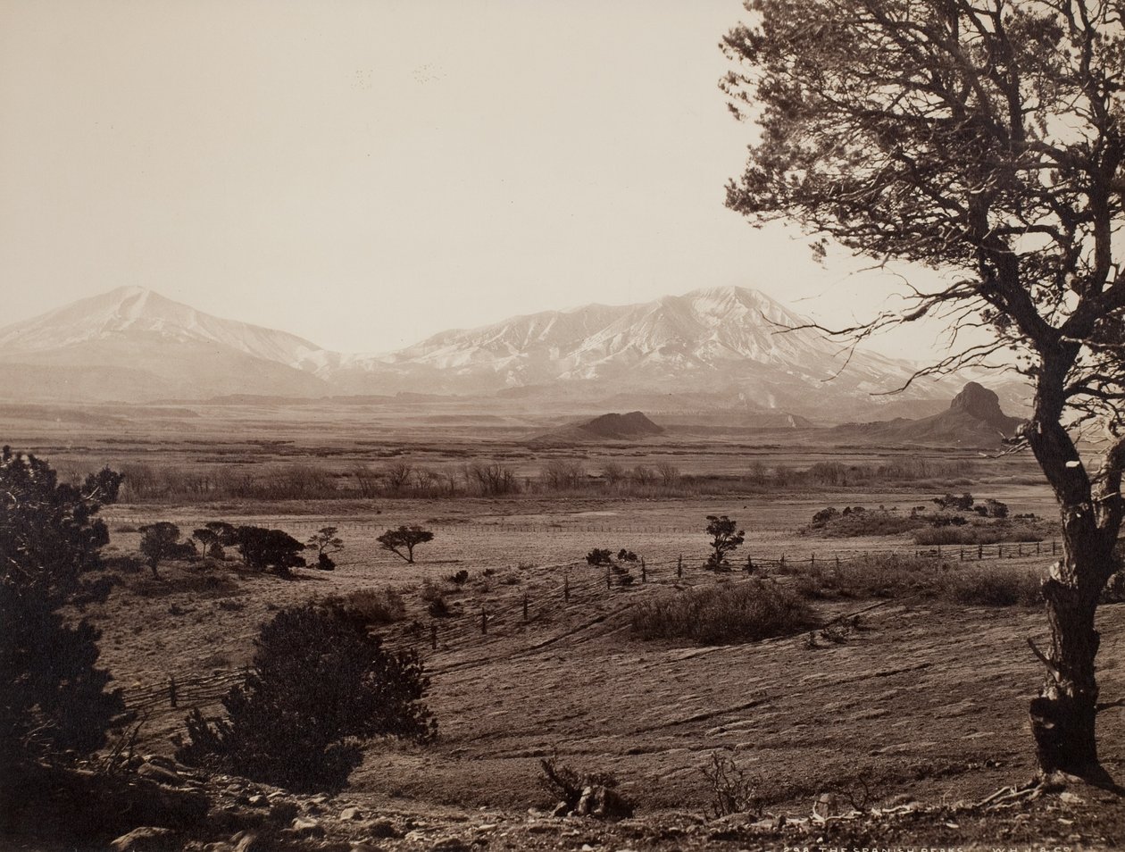 Španělské vrcholy od William Henry Jackson