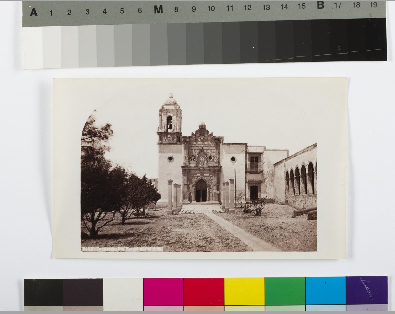 Zacatecas, kaple Bufa, 1883-84 (tisk alba) od William Henry Jackson