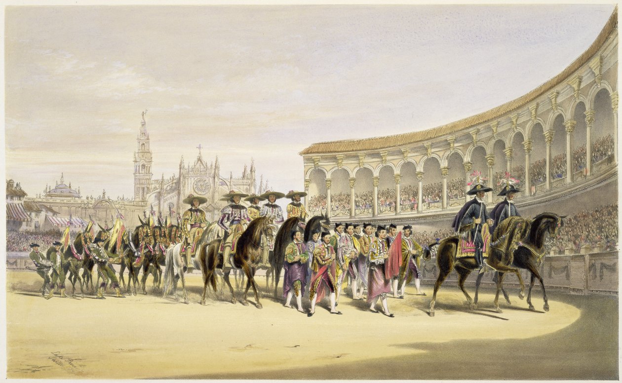 Vstup Toreros v procesí, 1865 od William Henry Lake Price