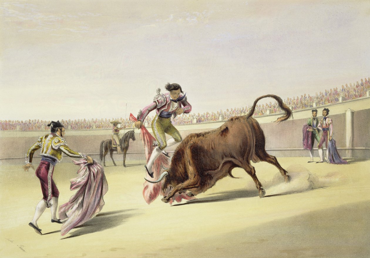 Skok nebo skok za rohy, 1865 od William Henry Lake Price