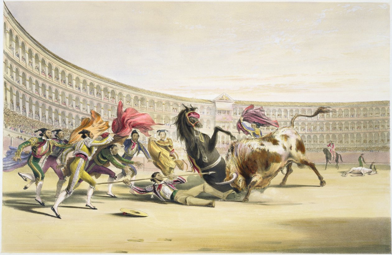 Picador v nebezpečí, 1865 od William Henry Lake Price