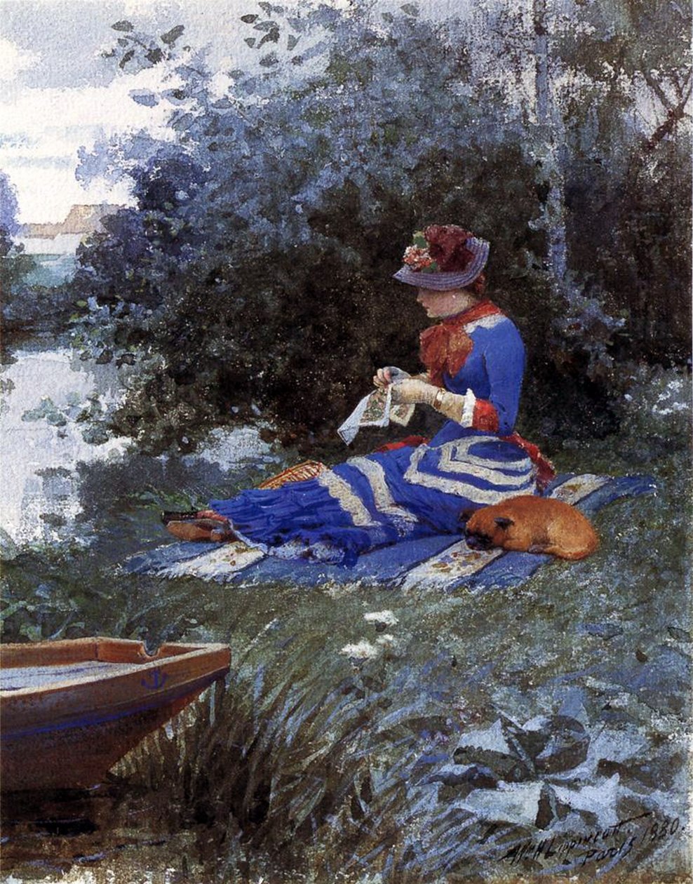 Tiché odpoledne, 1880 od William Henry Lippincott