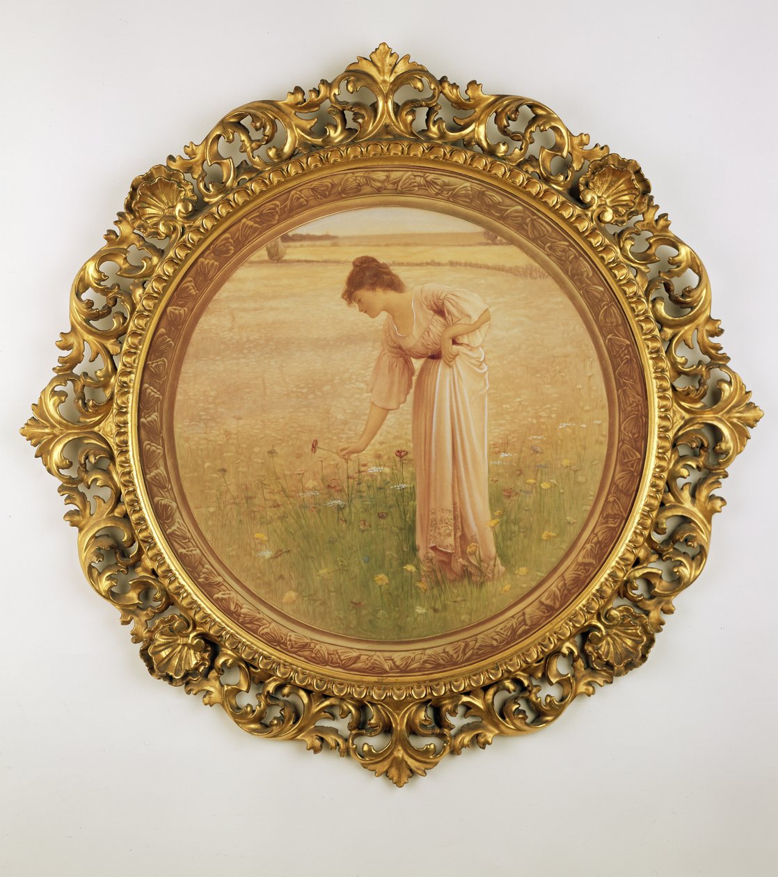 Polní květy (mezzotinta) od William Henry Margetson