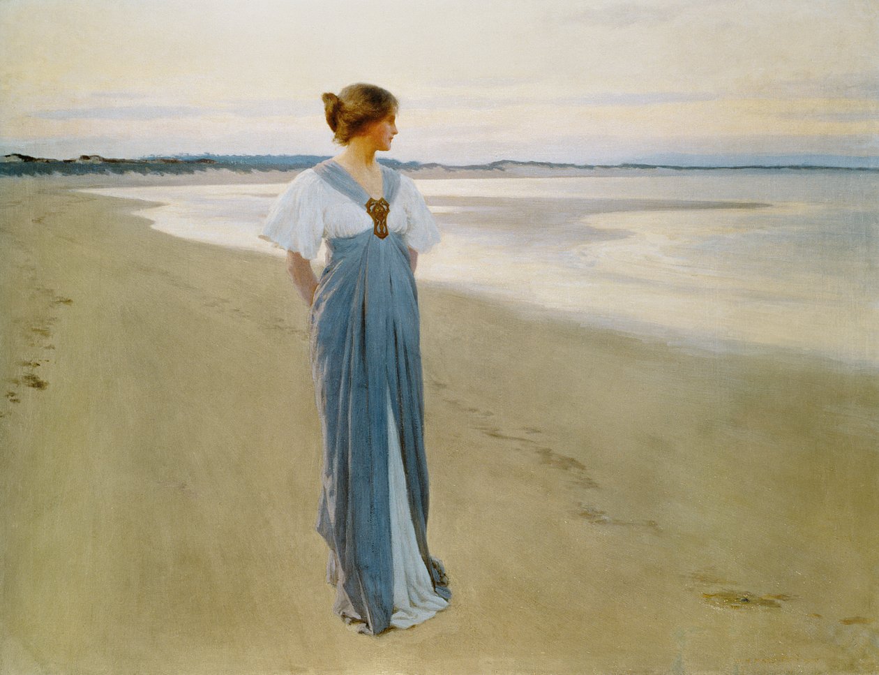 Mořské pobřeží, 1900 od William Henry Margetson