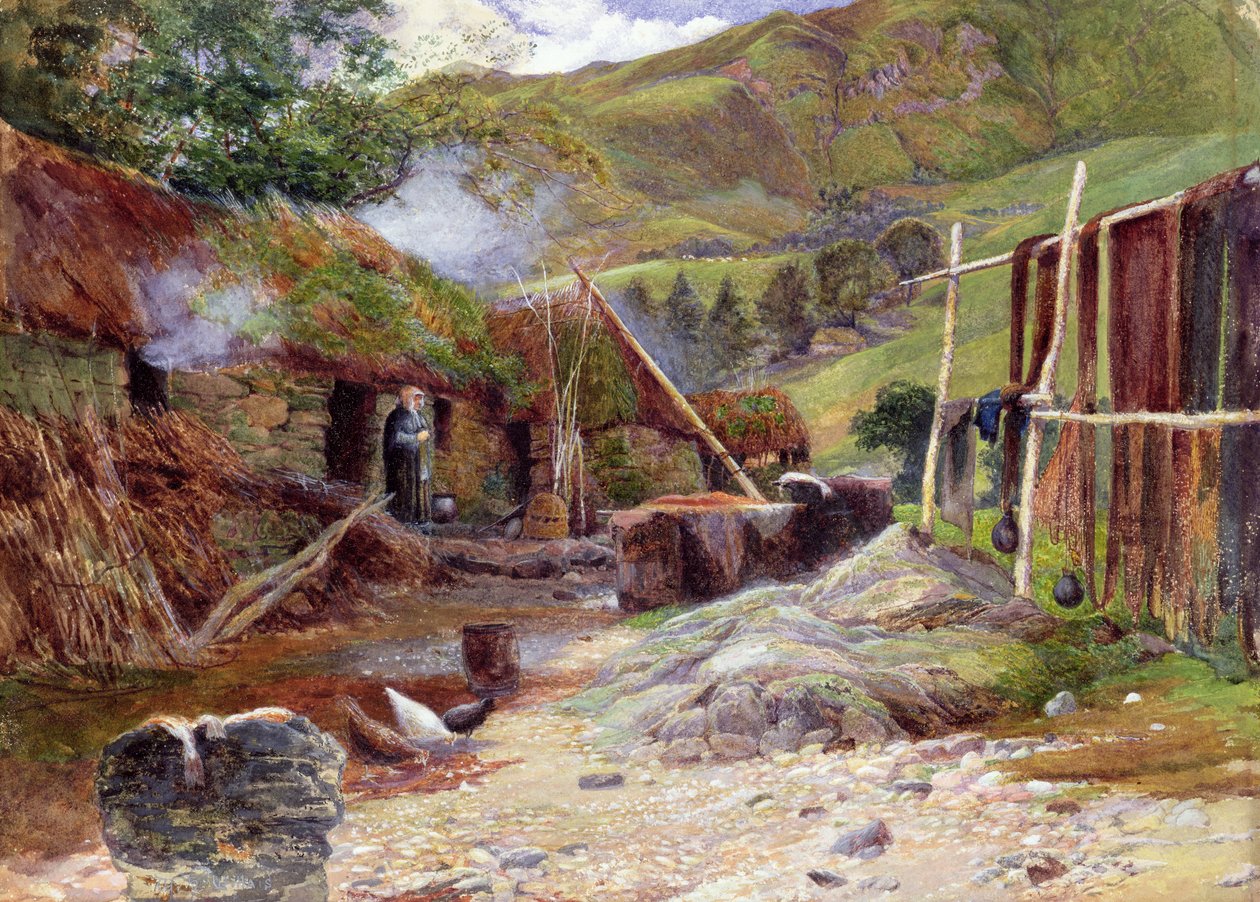 Sítě na sušení od William Henry Millais