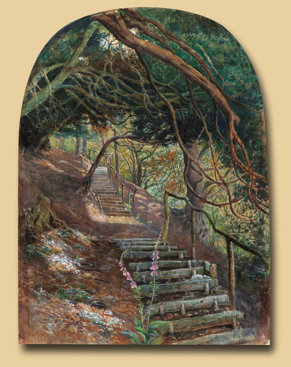Kroky v zahradě od William Henry Millais
