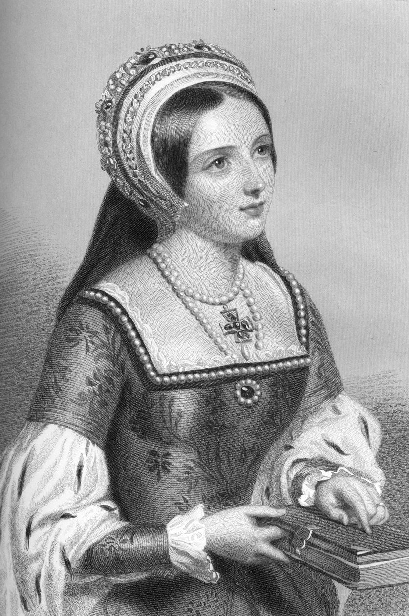 Catherine Parr 1512-1548, šestá manželka krále Jindřicha VIII, 1851. od William Henry Mote