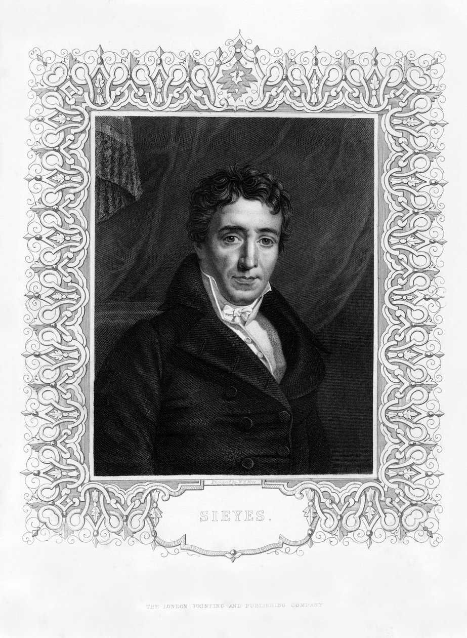 Emmanuel Joseph Sieyes, francouzský duchovní a státník, 19. století. od William Henry Mote