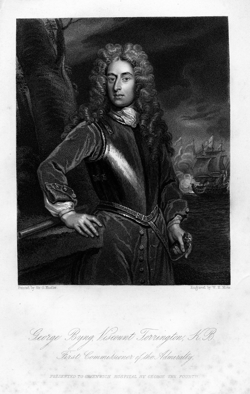 George Byng, vikomt Torrington, 1837 od William Henry Mote