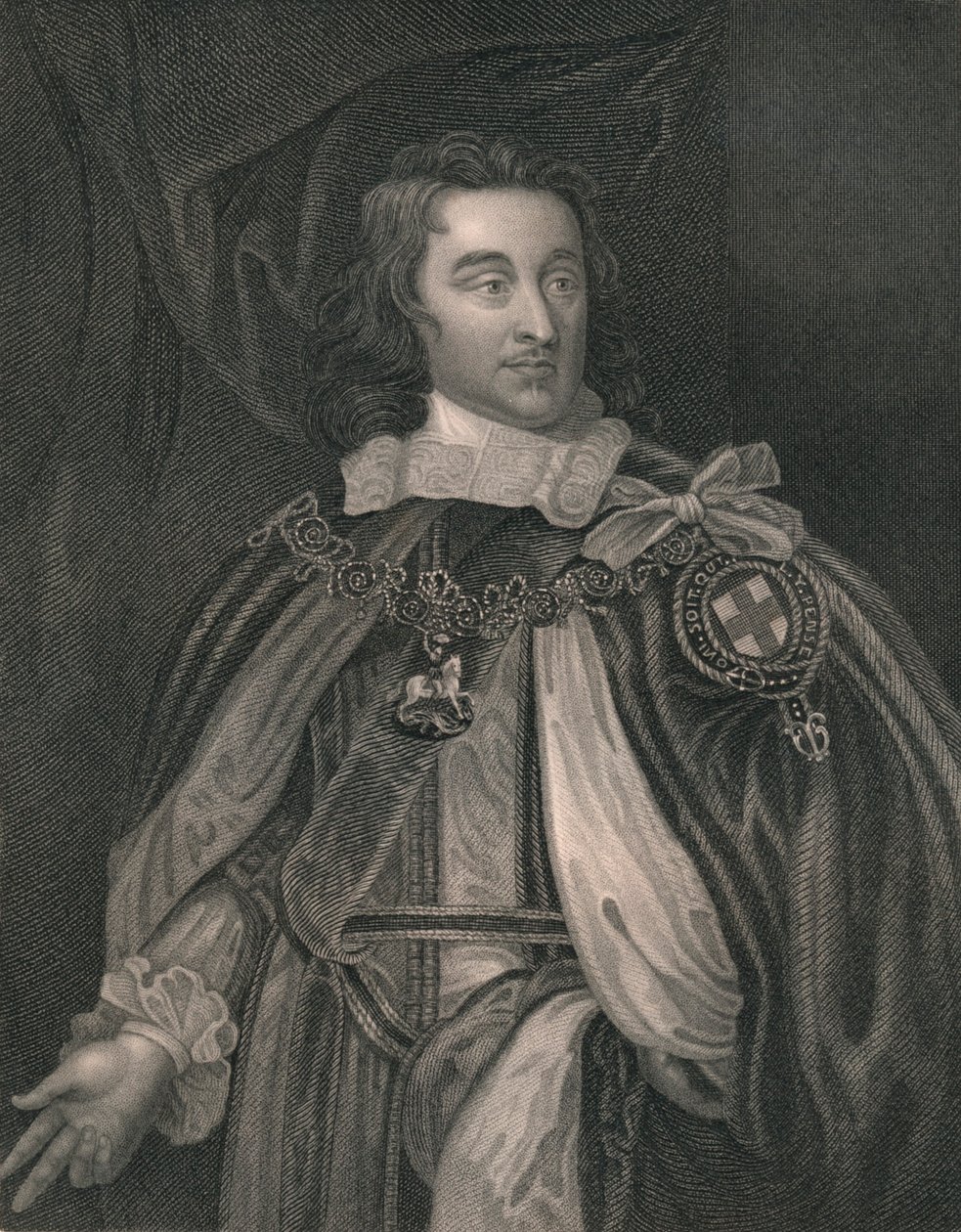 George Monk, vévoda z Albemarle, počátek poloviny 19. století. od William Henry Mote