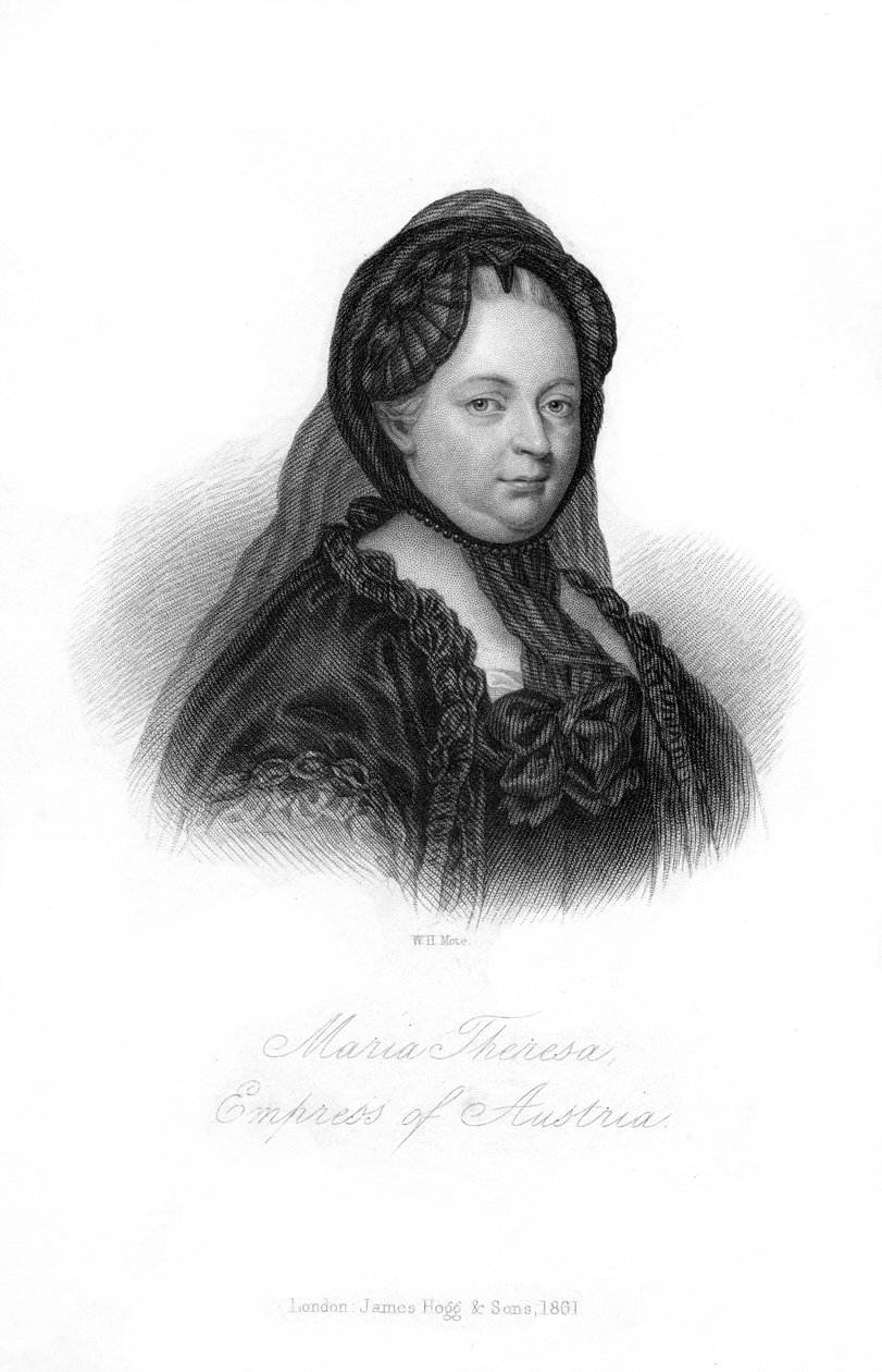 Marie Terezie, arcivévodkyně rakouská, 1861. od William Henry Mote