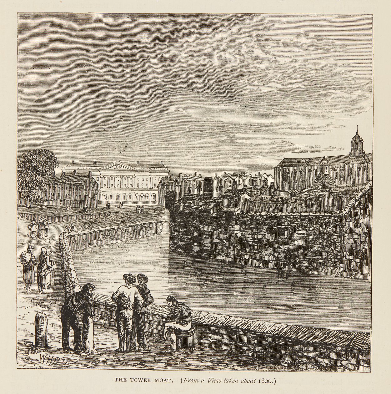 Příkop kolem roku 1800 od William Henry Prior
