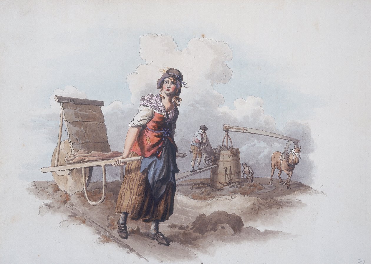 Výrobce cihel, 1808 od William Henry Pyne