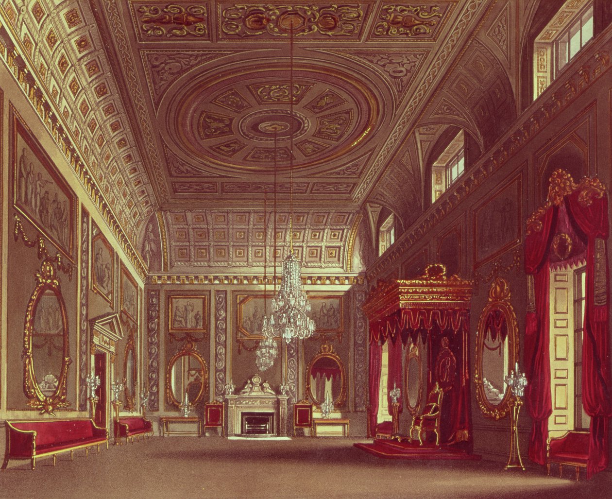 Saloon, Buckinghamský palác z Pyne