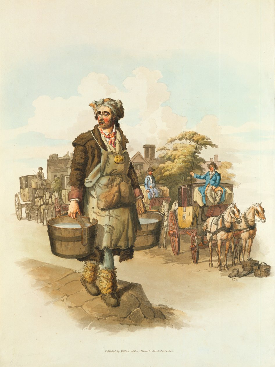 Nosič vody, 1808 od William Henry Pyne