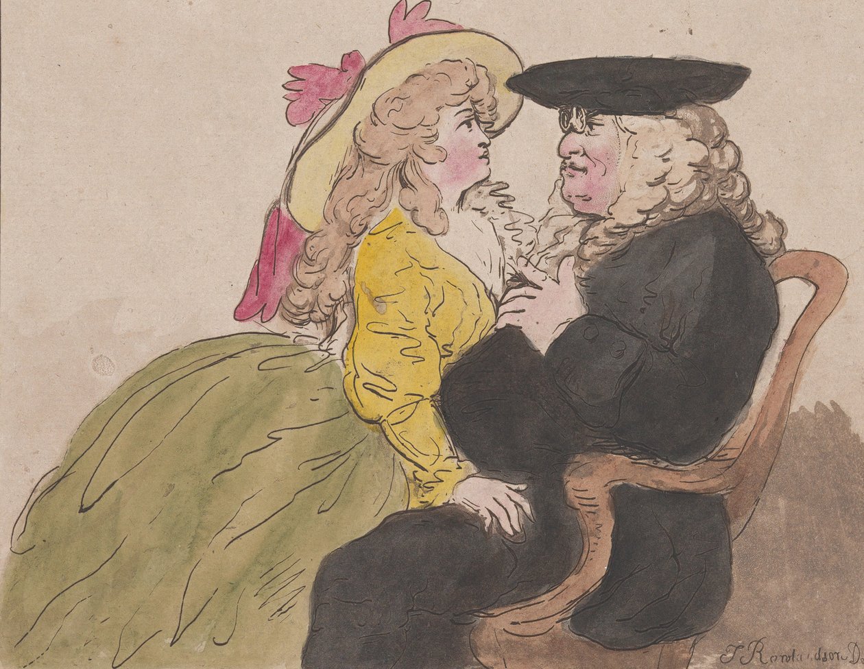 Dáma na koleni právníka – Romantika, 8. února 1787. od William Henry Wood