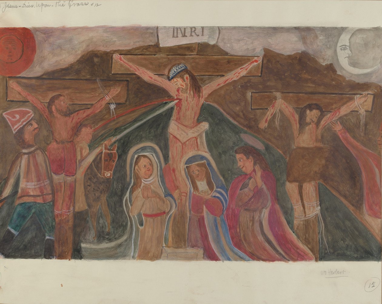 Křížová cesta č. 12: Ježíš umírá na kříži, c. 1936. od William Herbert