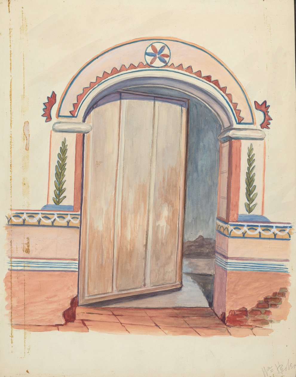 Nástěnná malba, 19351942. od William Herbert