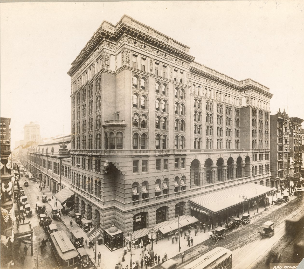 Market Street na 12th, 1912 (fotografický tisk) od William Herman Rau