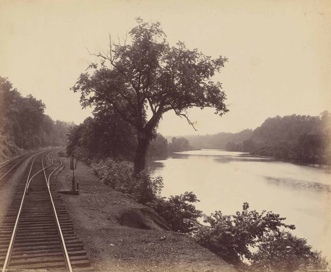 The Lehigh, At Turkey Run,c. 1895 (foto) od William Herman Rau