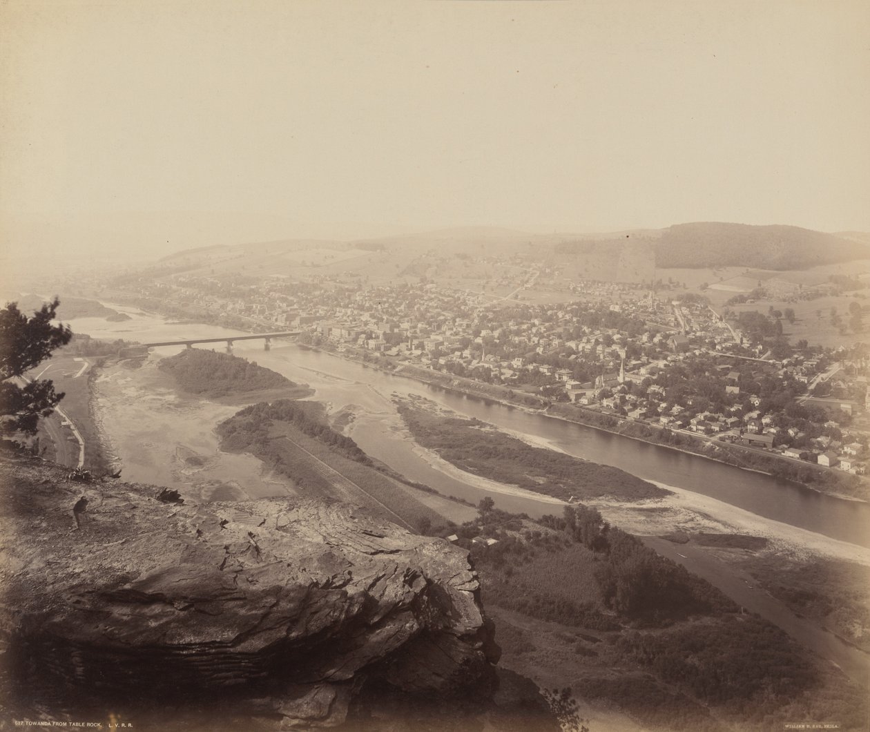 Towanda Od Table Rock,c. 1895 (foto) od William Herman Rau