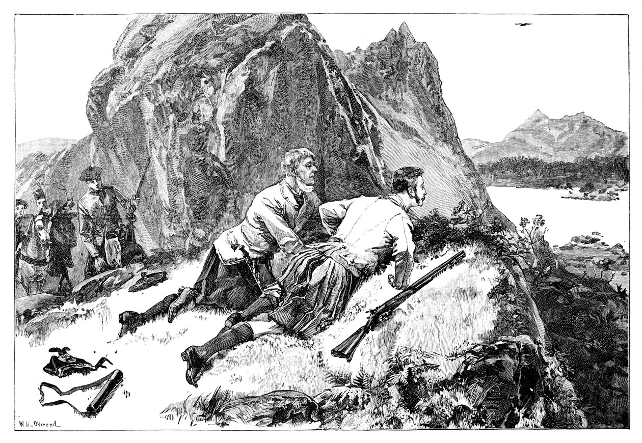 Deerstalking prince Alberta, 40. léta 19. století, 1900. od William Heysham Overend