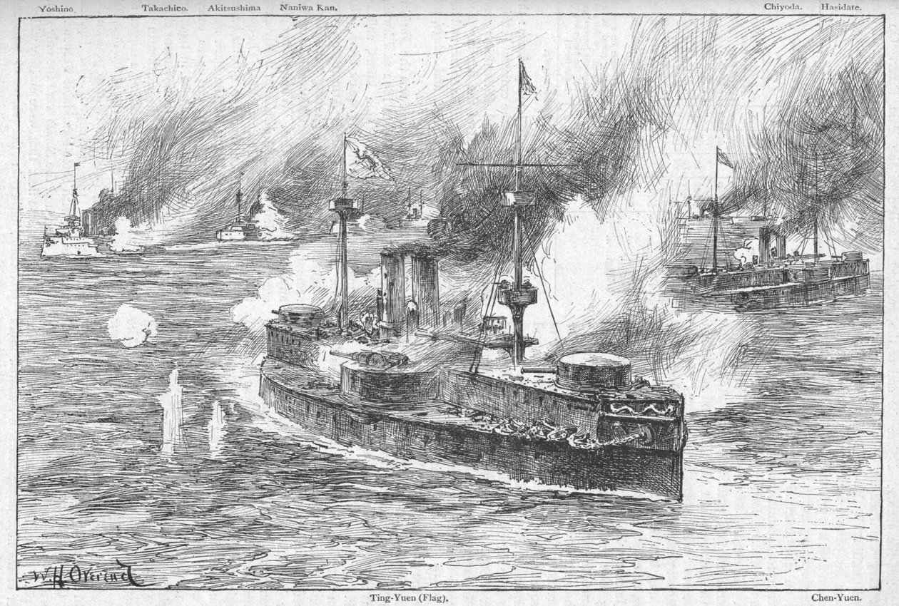 Bitva na Yalu, 1895, 1902 od William Heysham Overend