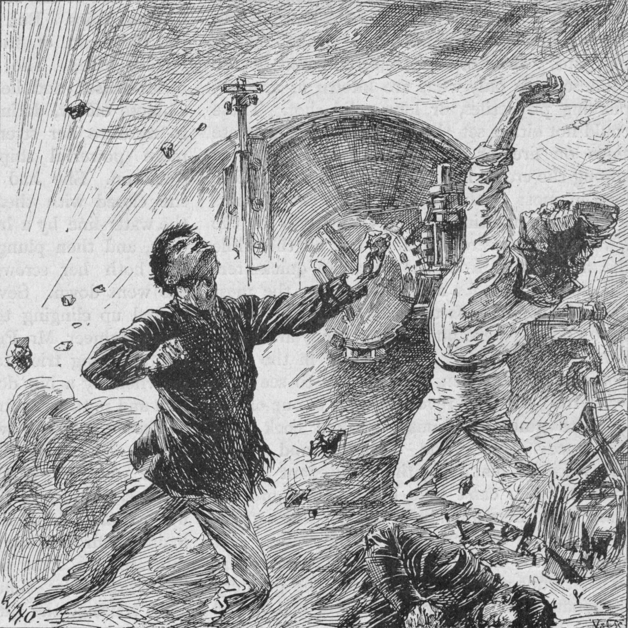 Střela praskla mezi jejími luky, 1902 od William Heysham Overend