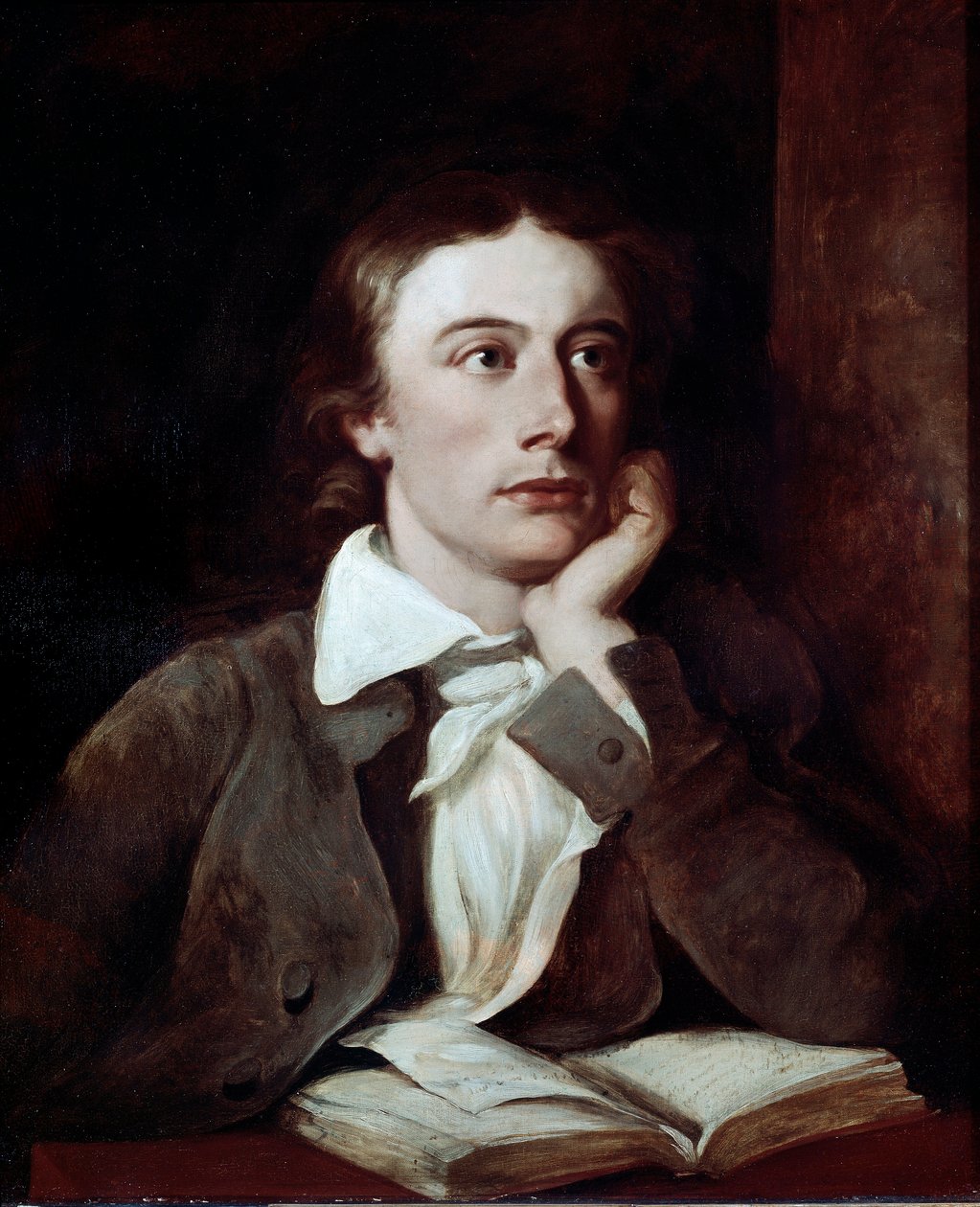 Portrét britského básníka Johna Keatse (malba) od William Hilton