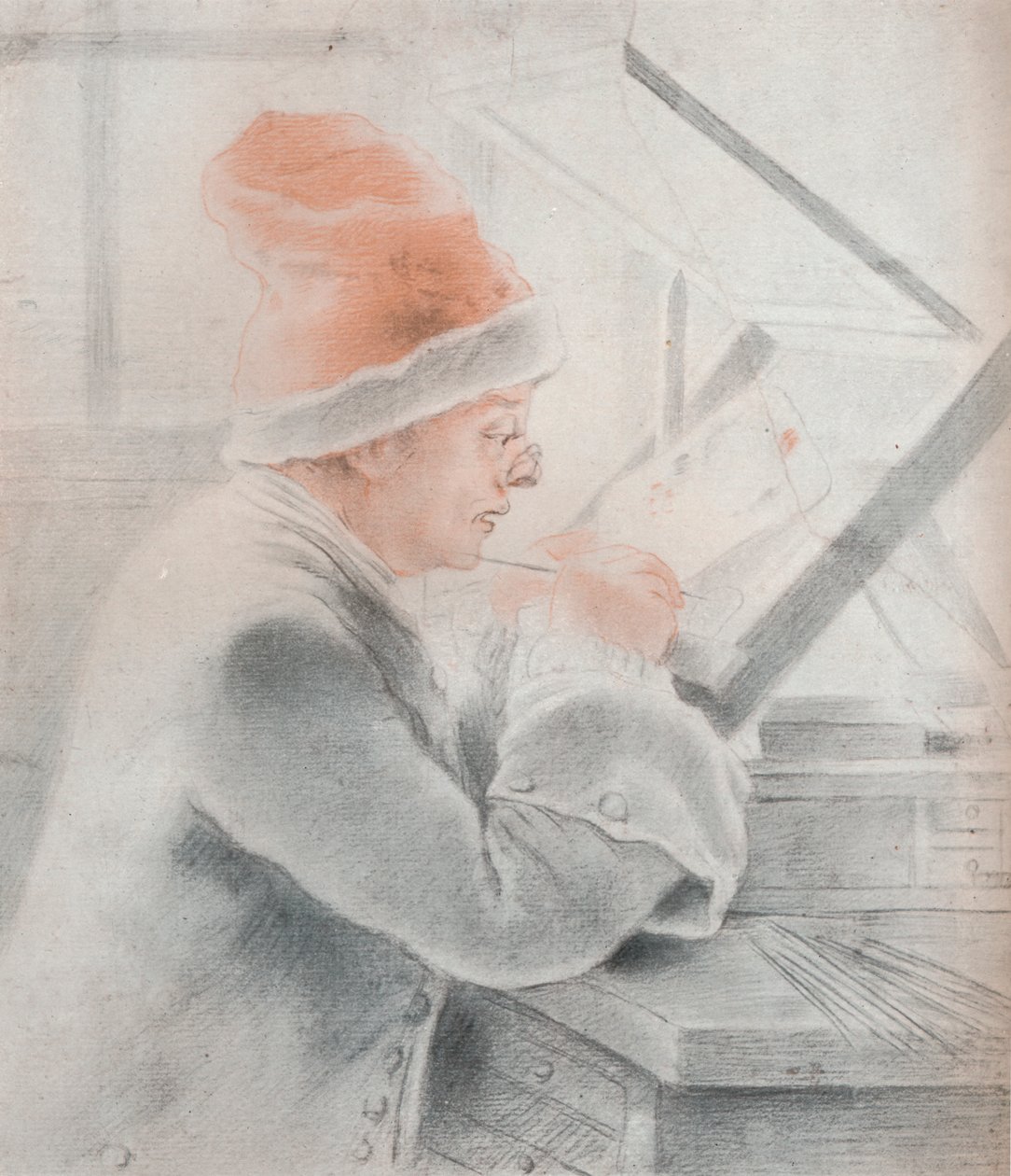 Christian Frederick Zincke, 1752 od William Hoare