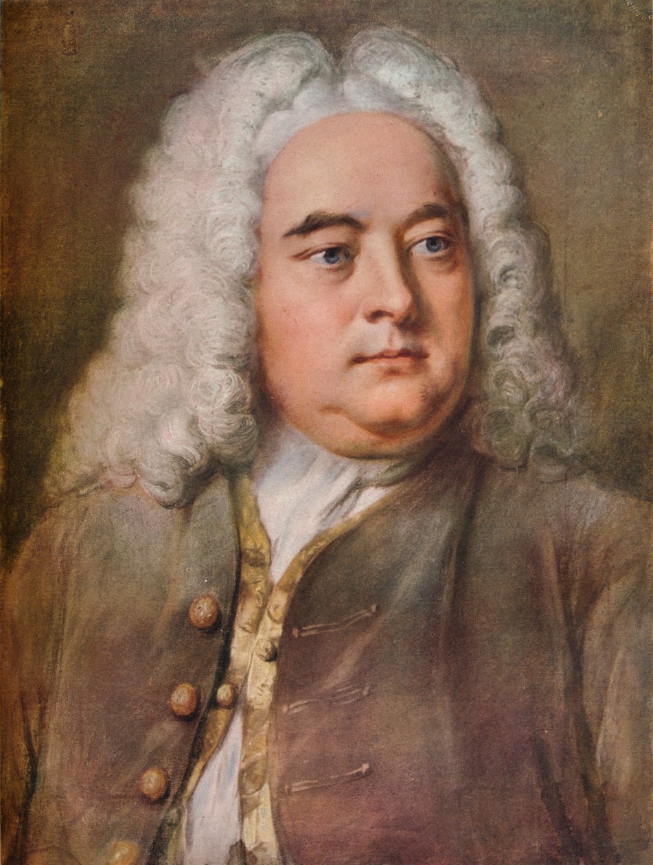 Händel, c1740, 1920. od William Hoare
