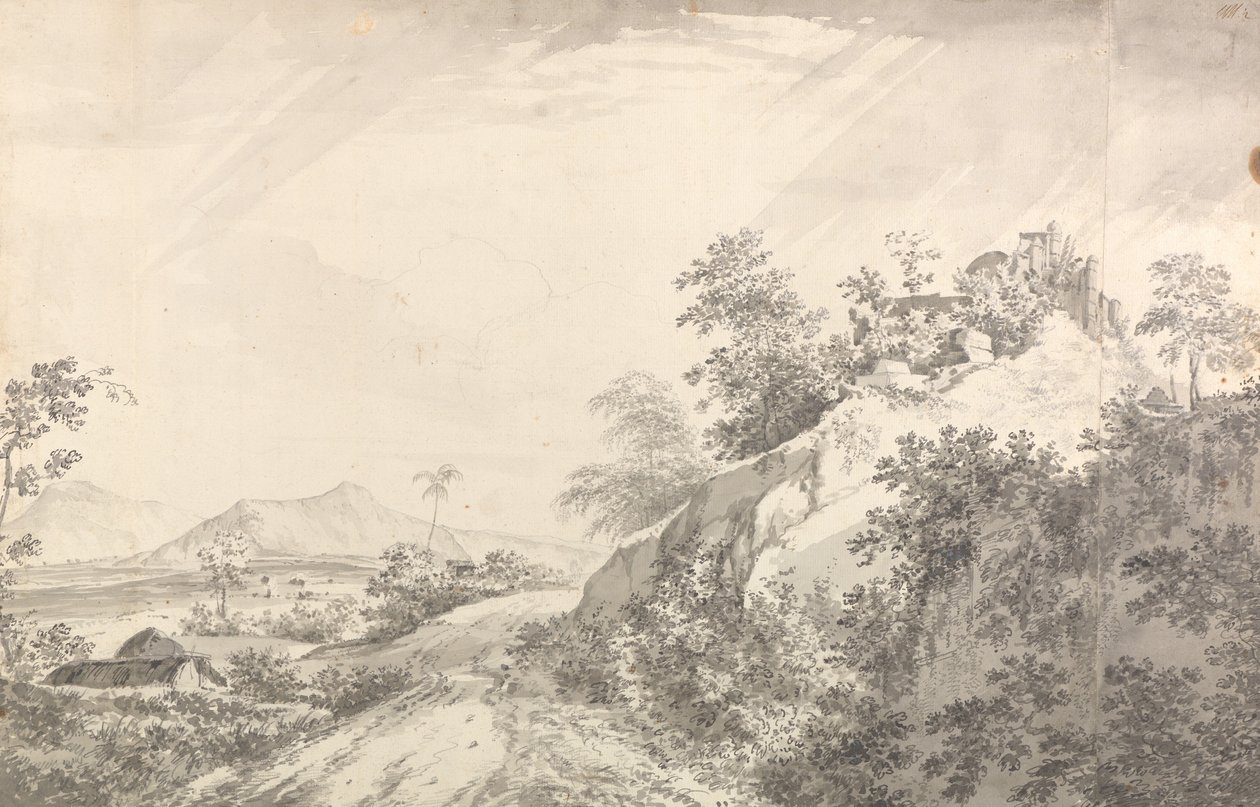 Pohled na průsmyk Sicri Gully [Sakrigali] od William Hodges