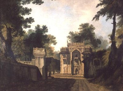 Vstupní brána do mešity v Chunagarh od William Hodges