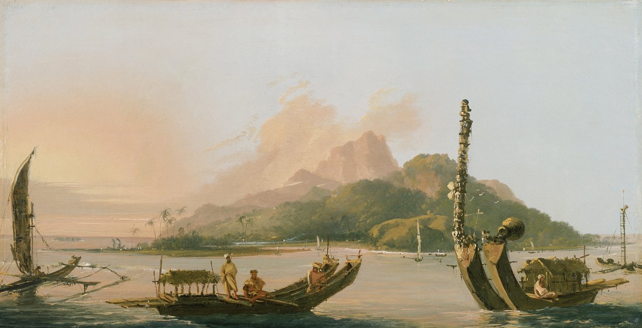 Tahiti: Směr jihovýchod 1773 od William Hodges