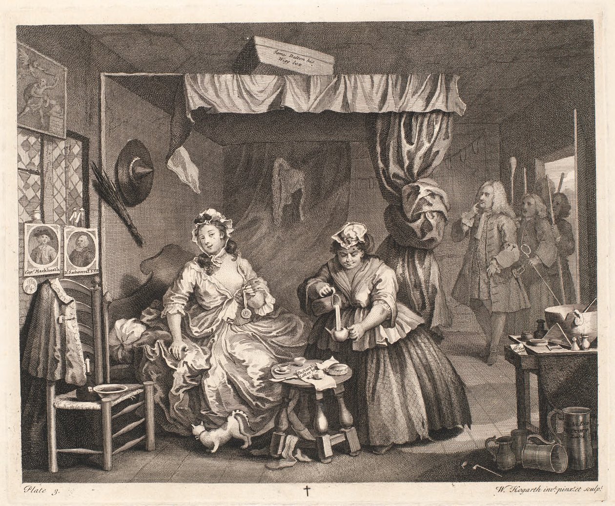 Nevěstin pokrok od William Hogarth