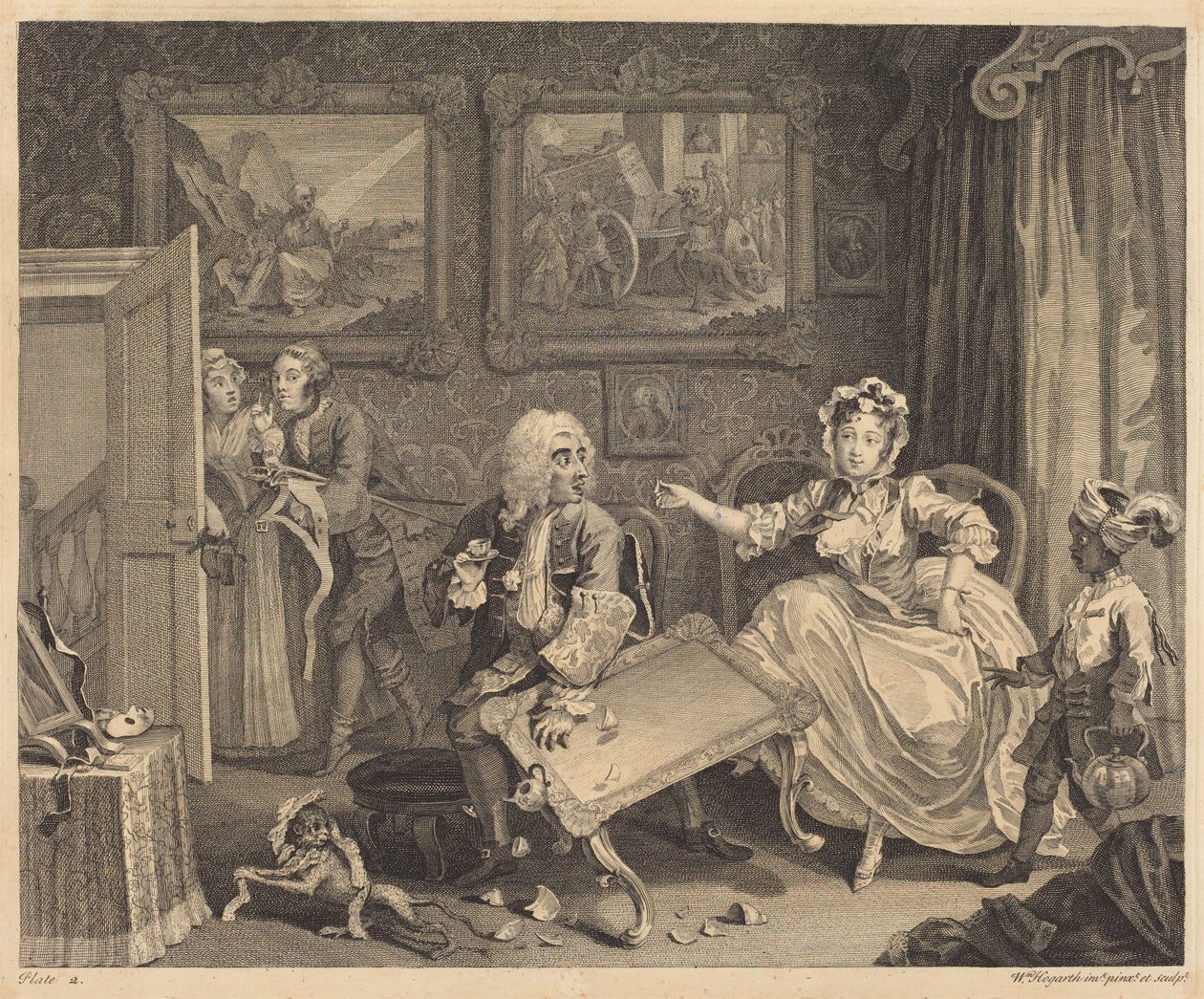 Cesta nevěstky: obr. 2 od William Hogarth