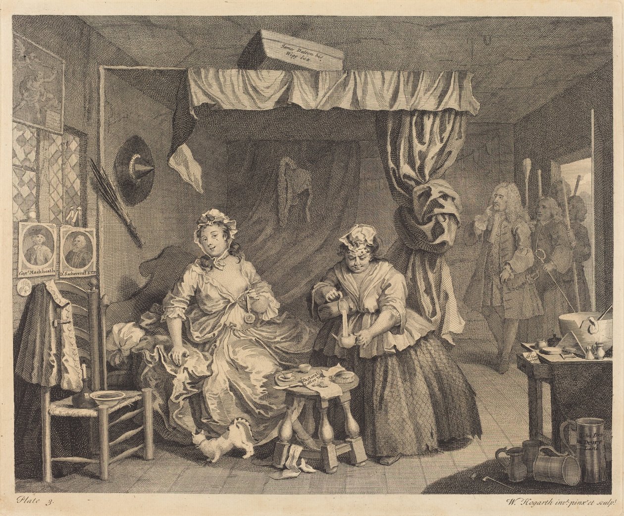 Cesta nevěstky: obr. 3 od William Hogarth