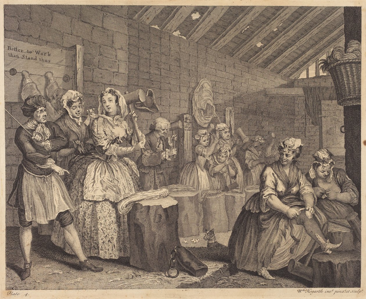 Cesta nevěstky: obr. 4 od William Hogarth