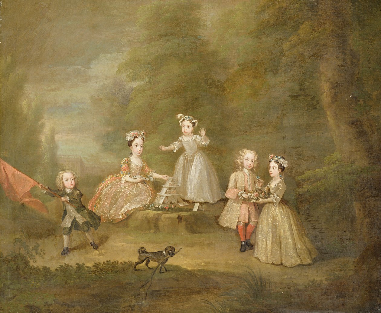 Dům z karet od William Hogarth