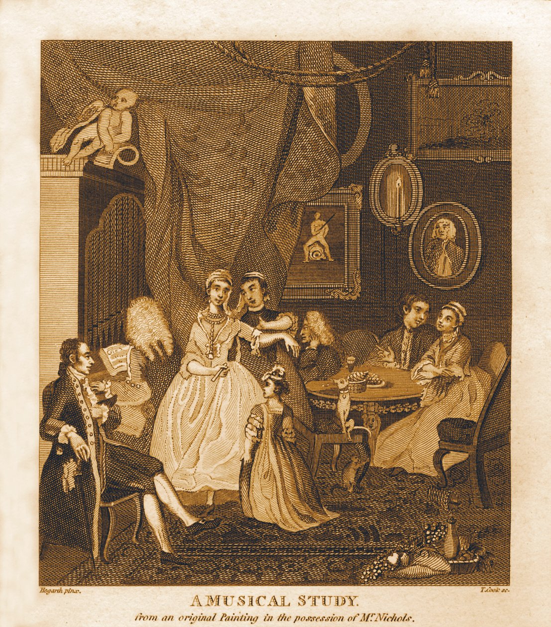 Hudební studie Williama Hogartha od William Hogarth